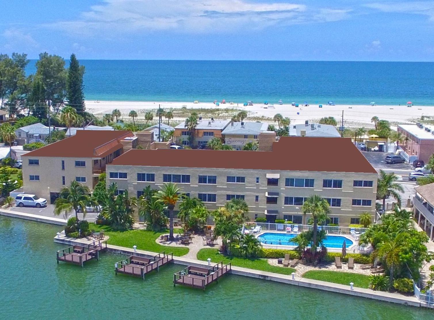 Treasure Island Beach, Fl Waterfront Condo Located Steps Away From The Intracoastal Waterway St. Pete Beach Buitenkant foto